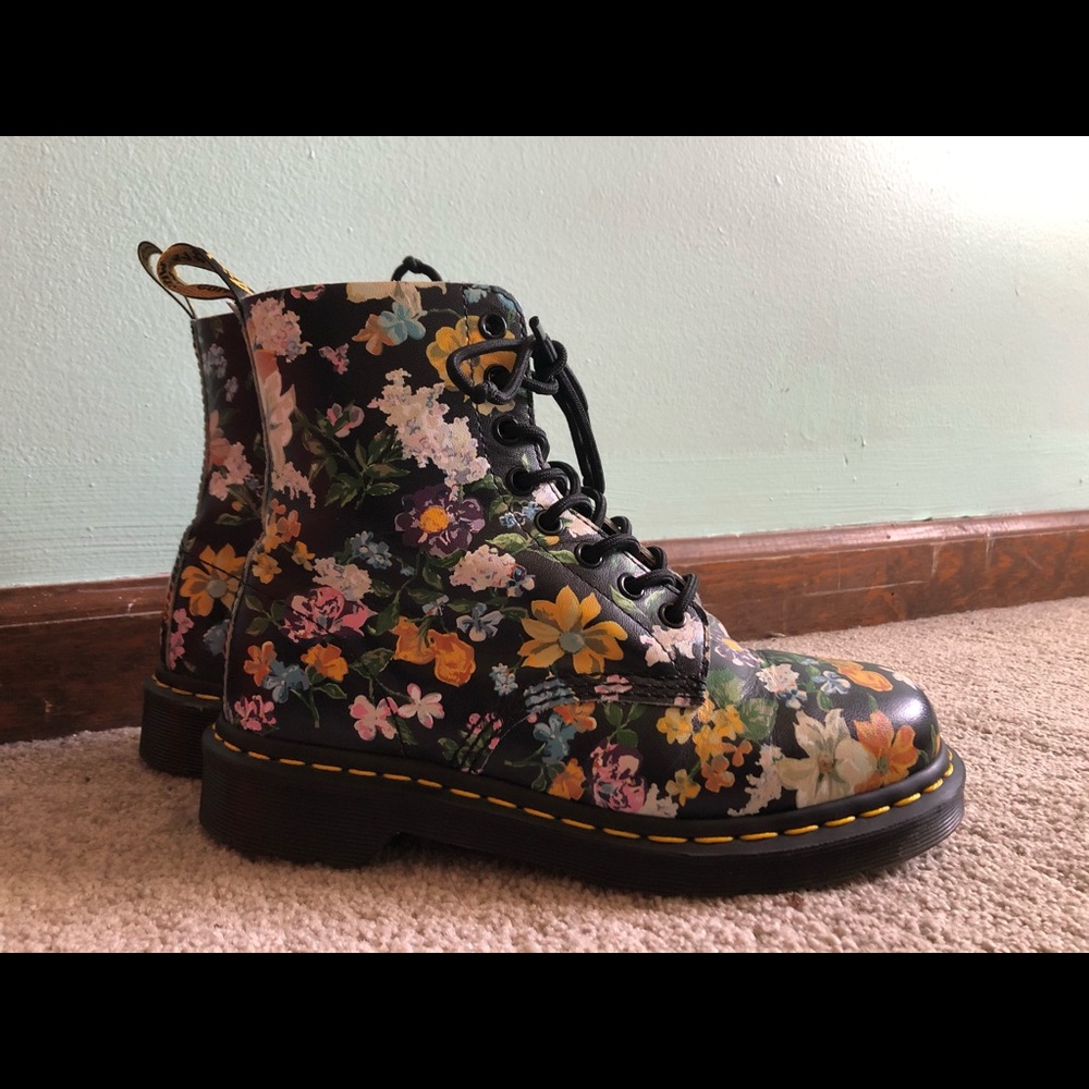 Floral Dr. Martens